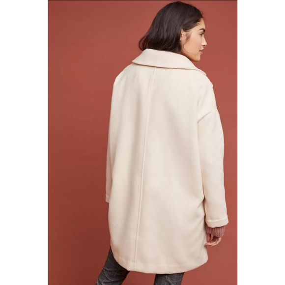 Anthropologie, Eva Franco Mountaintop Coat, Blush, Size L - Picture 3 of 4
